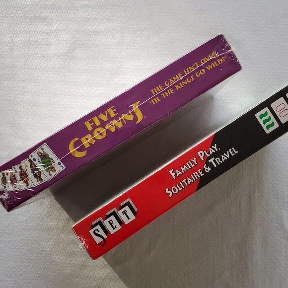 2 Pack Family Card Games ~ Set and Five Crowns NEW - Picture 5 of 5